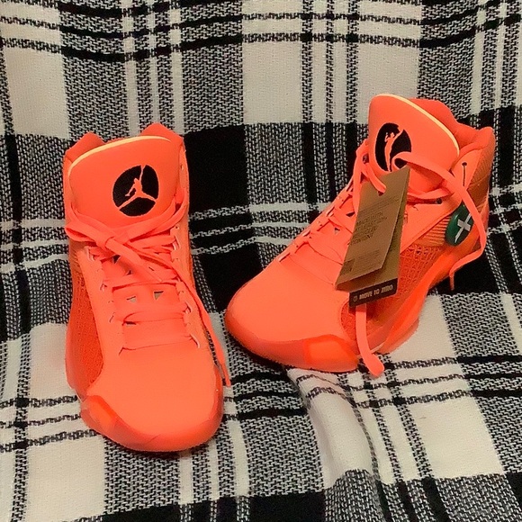Jordan Shoes - Nike air Jordan 38 WMBA center orange women’s basketball shoes